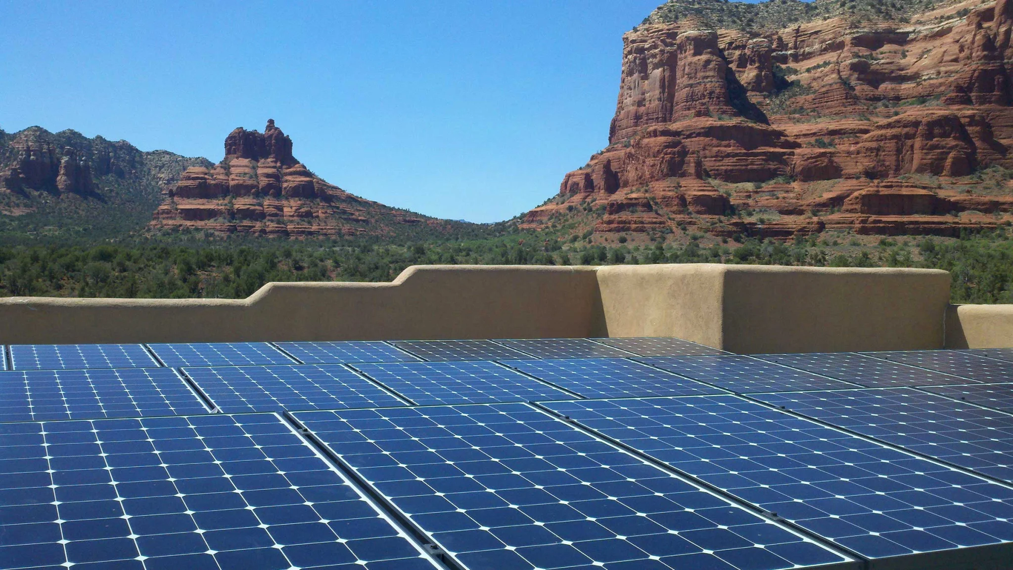 Sedona rooftop Solar installation